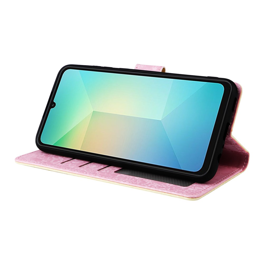  Samsung Galaxy A07 Fodral RFID Läder Yellow Daisy