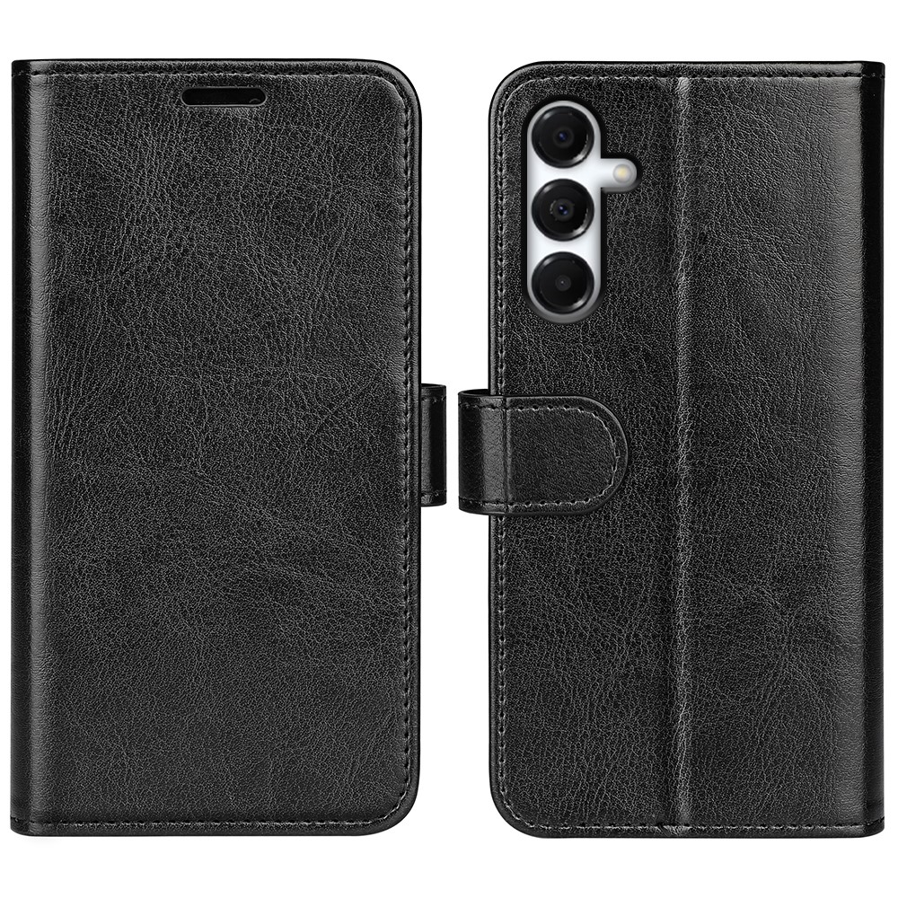  Samsung Galaxy A17 Fodral Crazy Horse Läder Svart