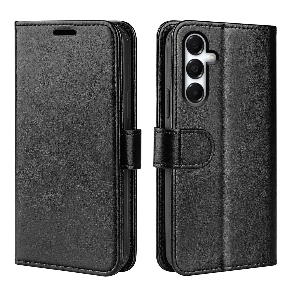  Samsung Galaxy A17 Fodral Crazy Horse Läder Svart