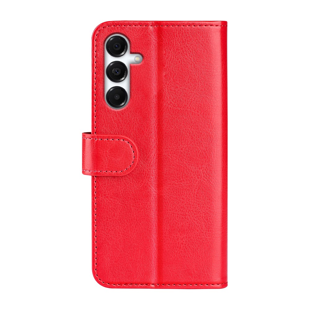  Samsung Galaxy A17 Fodral Crazy Horse Läder Röd