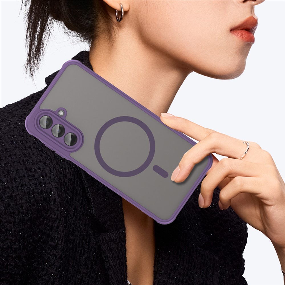  Samsung Galaxy A17 Skal MagSafe Hybrid Lila