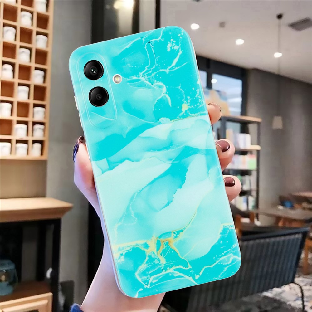  Samsung Galaxy A07 Skal TPU Marmor Grön