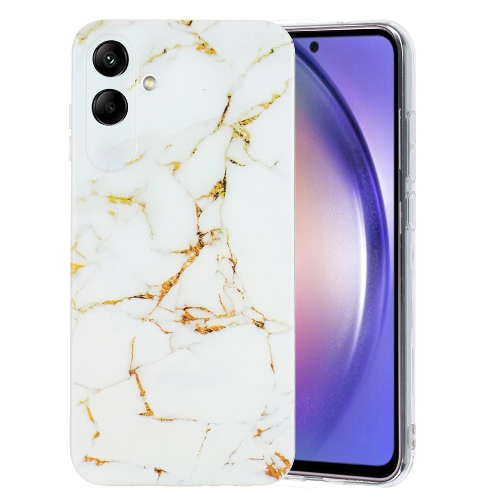  Samsung Galaxy A07 Skal TPU Marmor Vit