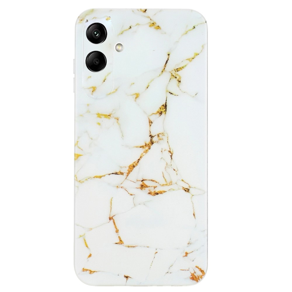  Samsung Galaxy A07 Skal TPU Marmor Vit