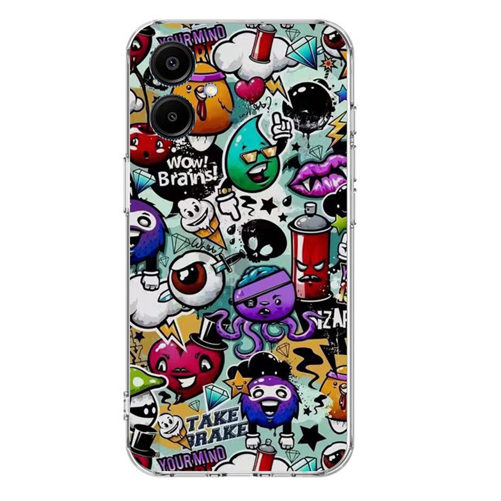  Samsung Galaxy A07 Skal Med Tryck Graffiti
