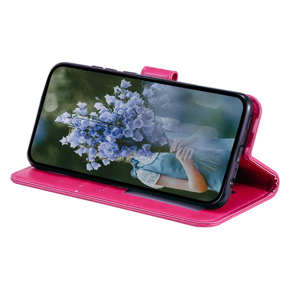  Samsung Galaxy S25 FE Fodral Mandala Läder Rosa