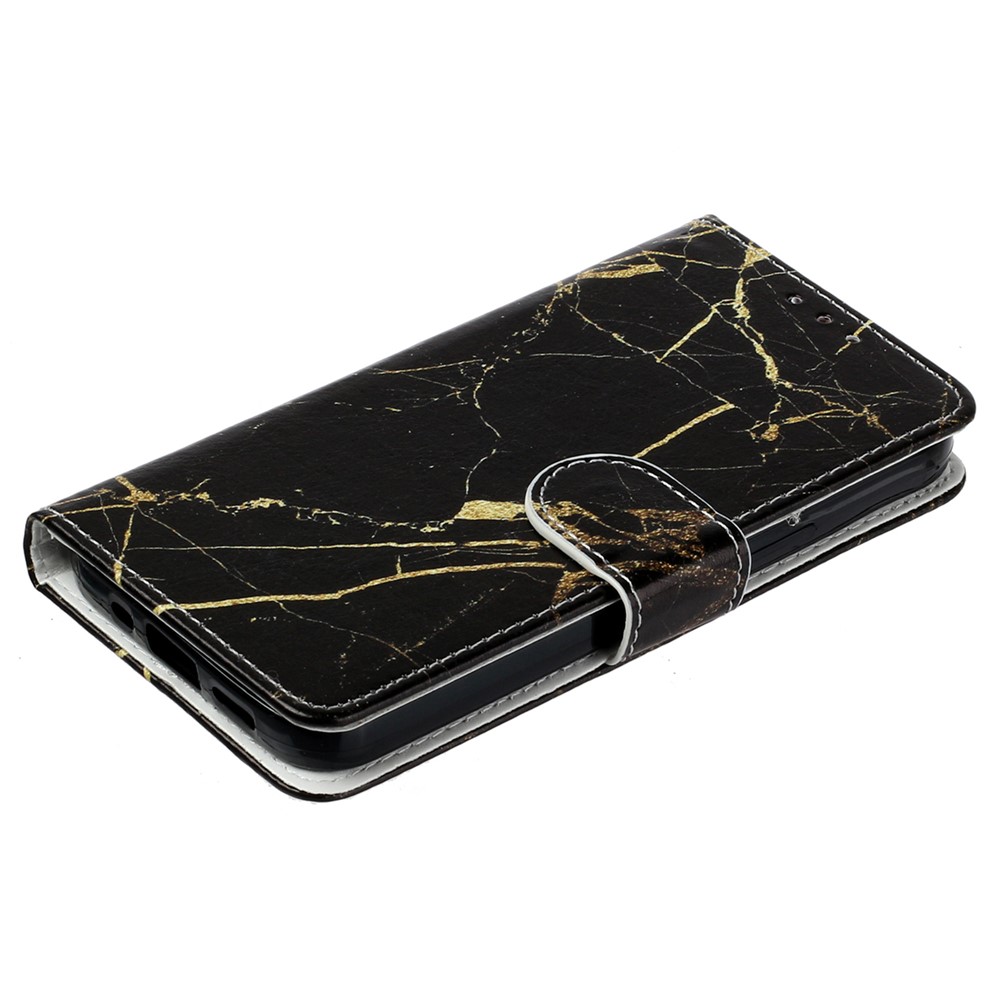  Samsung Galaxy S25 FE Fodral Med Tryck Svart Marmor