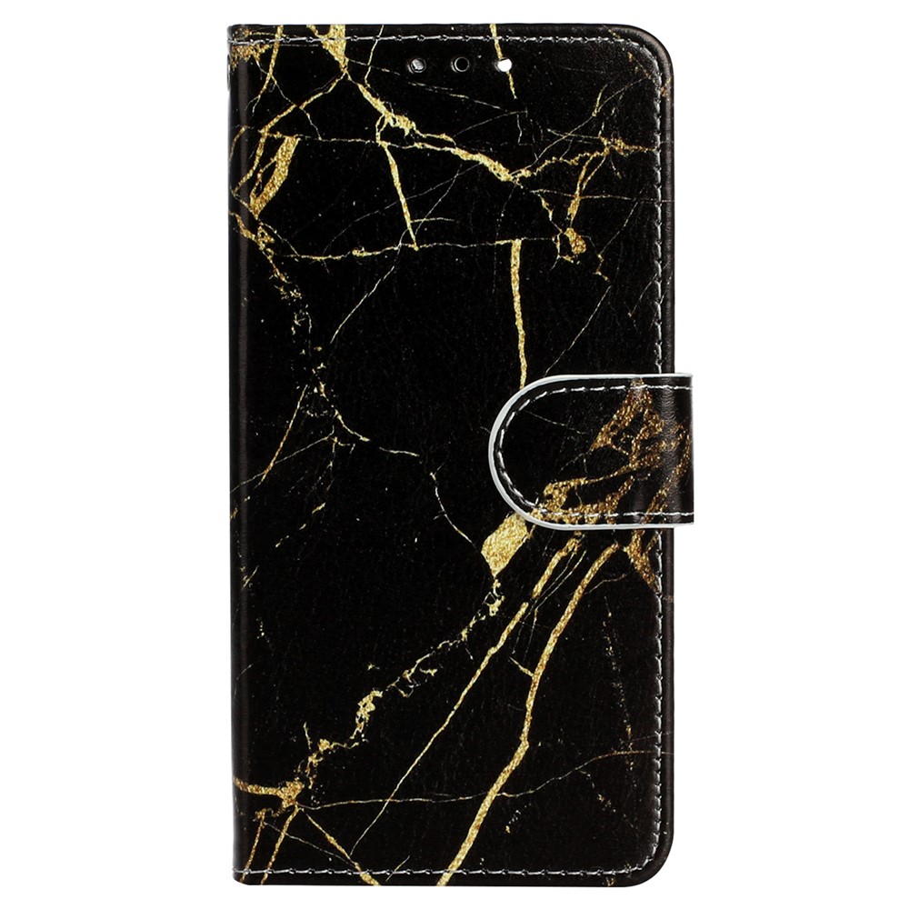 Samsung Galaxy S25 FE Fodral Med Tryck Svart Marmor