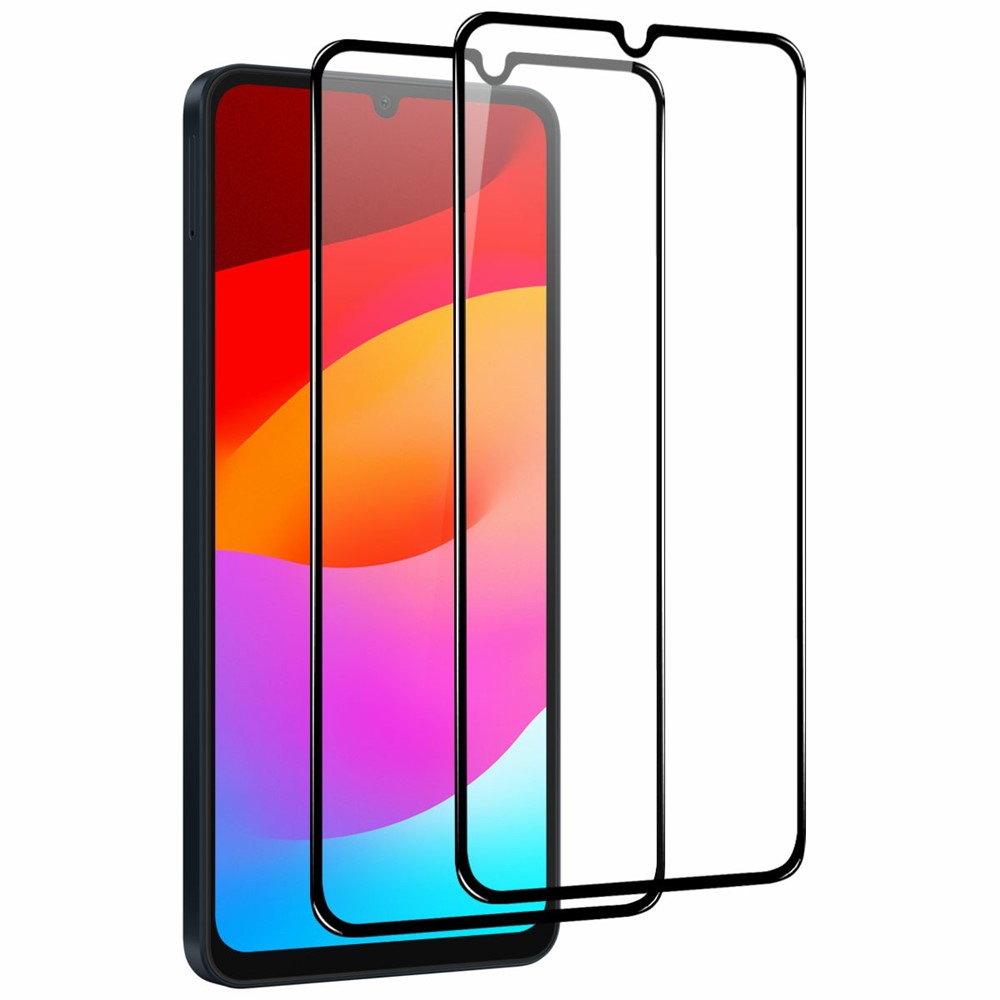 NORTHJO NORTHJO Galaxy A07 2-PACK Skärmskydd Heltäckande Härdat Glas
