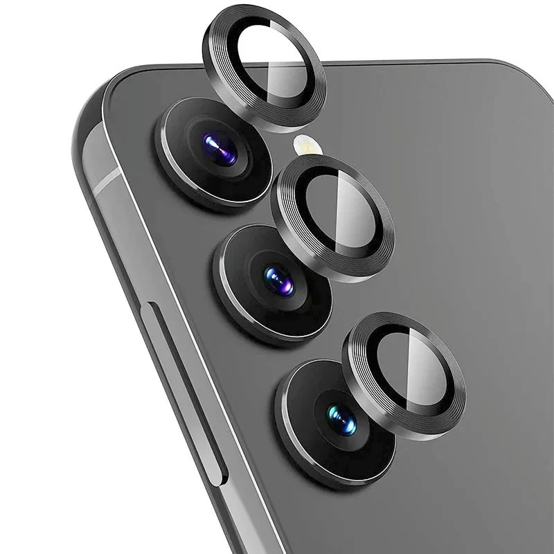  WANLONFENG Galaxy S25 FE Linsskydd Härdat Glas Svart