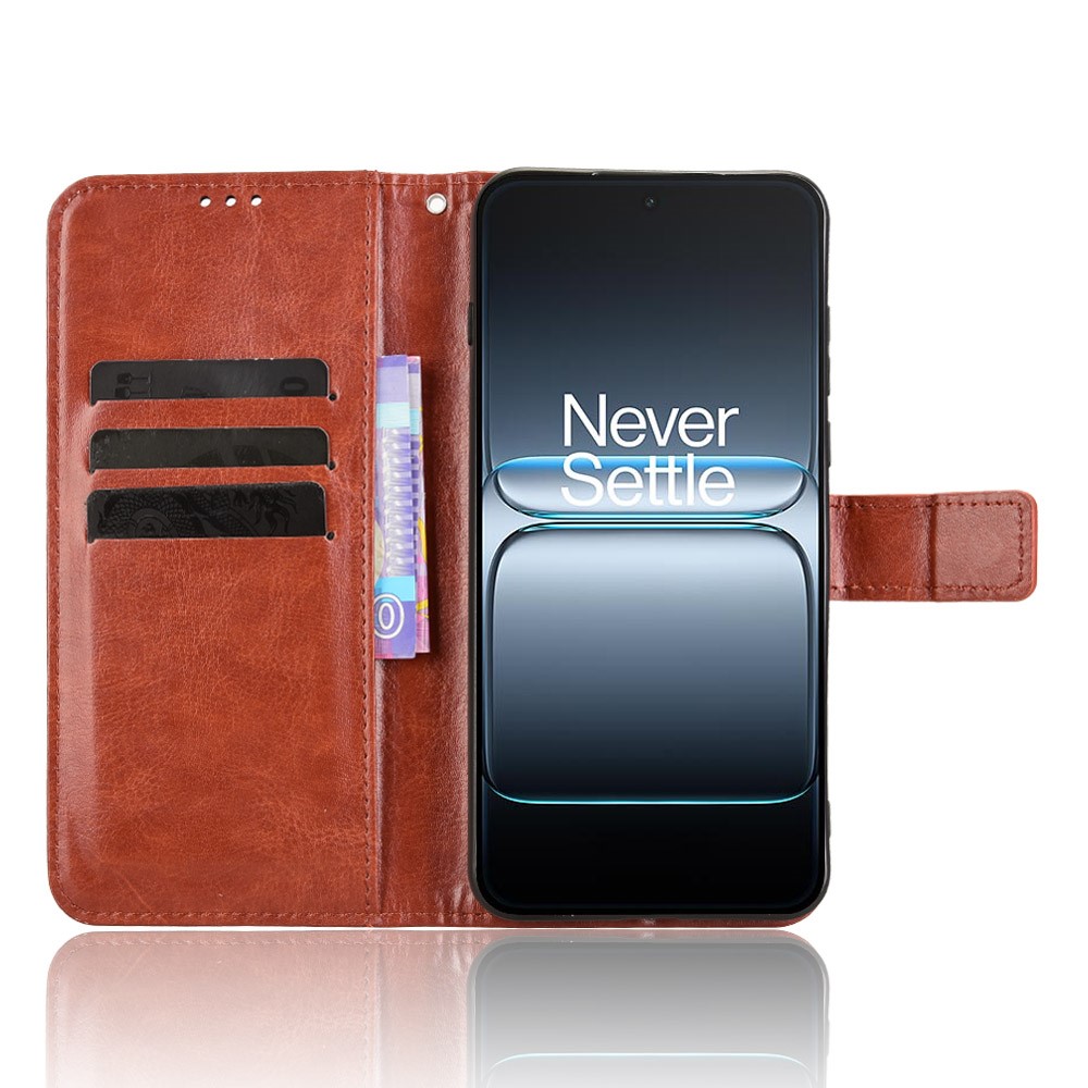  OnePlus Nord 5 5G Fodral Crazy Horse Läder Brun