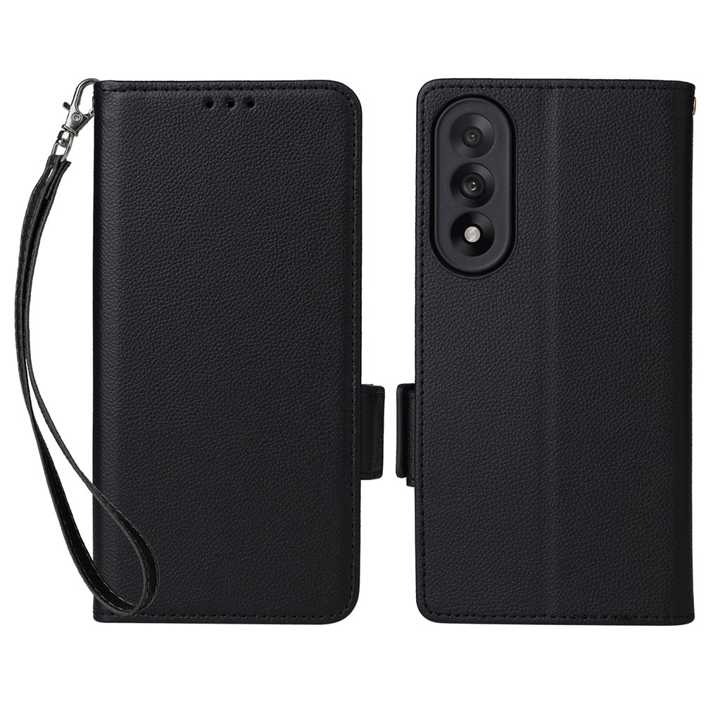  OnePlus Nord 5 5G Fodral Litchi Läder Svart