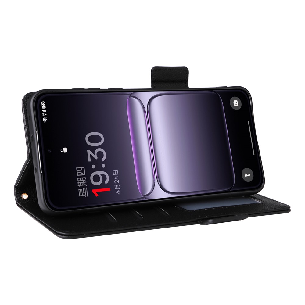  OnePlus Nord 5 5G Fodral Litchi Läder Svart