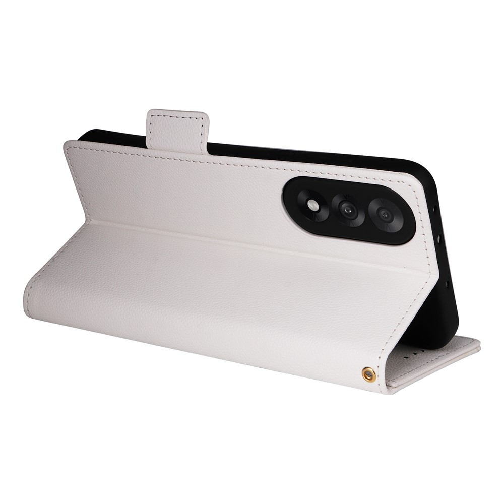  OnePlus Nord 5 5G Fodral Litchi Läder Vit