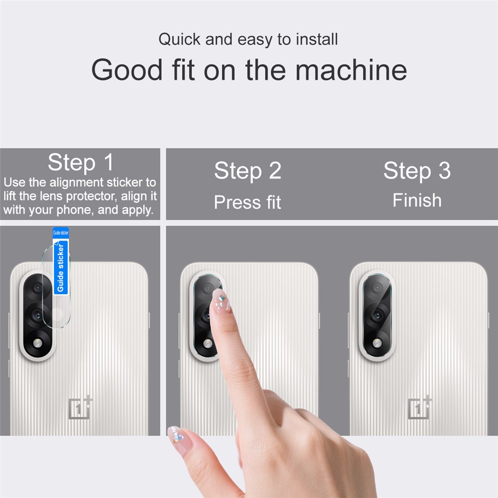 IMAK IMAK OnePlus Nord 5 5G Linsskydd Härdat Glas Transparent