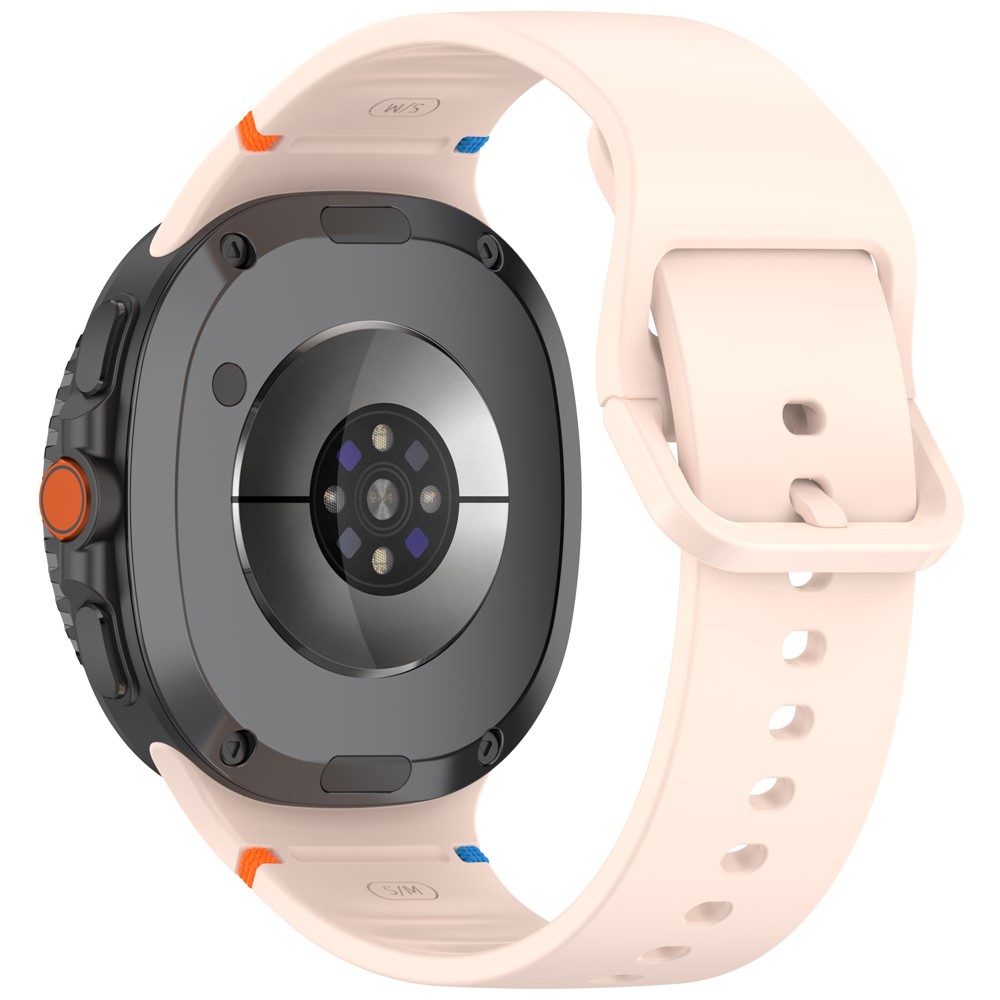  Galaxy Watch 8 46/44/40 mm Klockarmband Silkon Rosa
