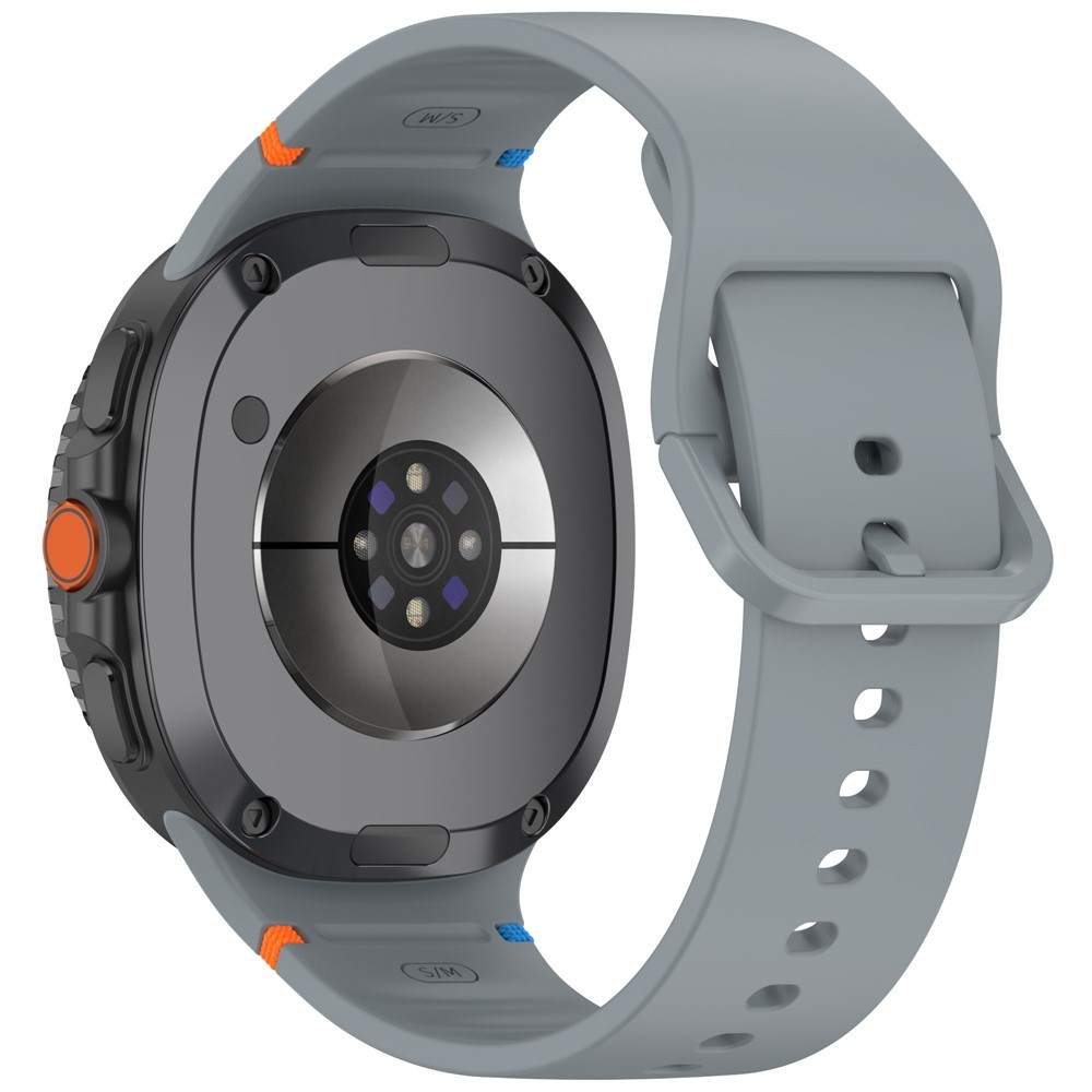  Galaxy Watch 8 46/44/40 mm Klockarmband Silkon Grå