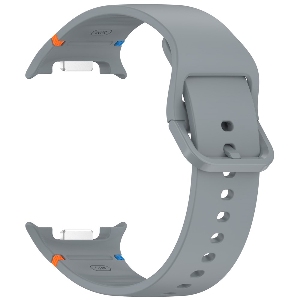  Galaxy Watch 8 46/44/40 mm Klockarmband Silkon Grå