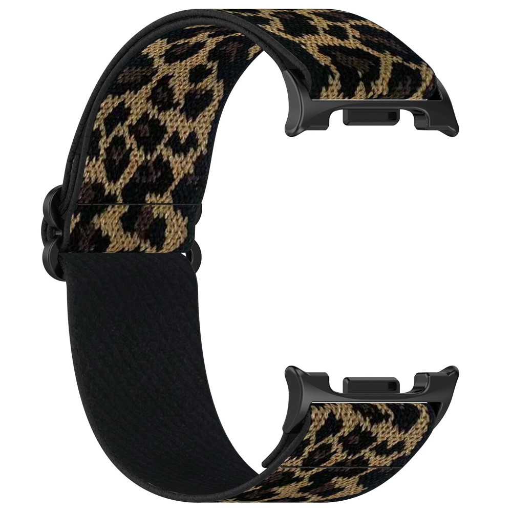  Galaxy Watch 8 46/44/40 mm Armband Justerbart Nylon Leopard