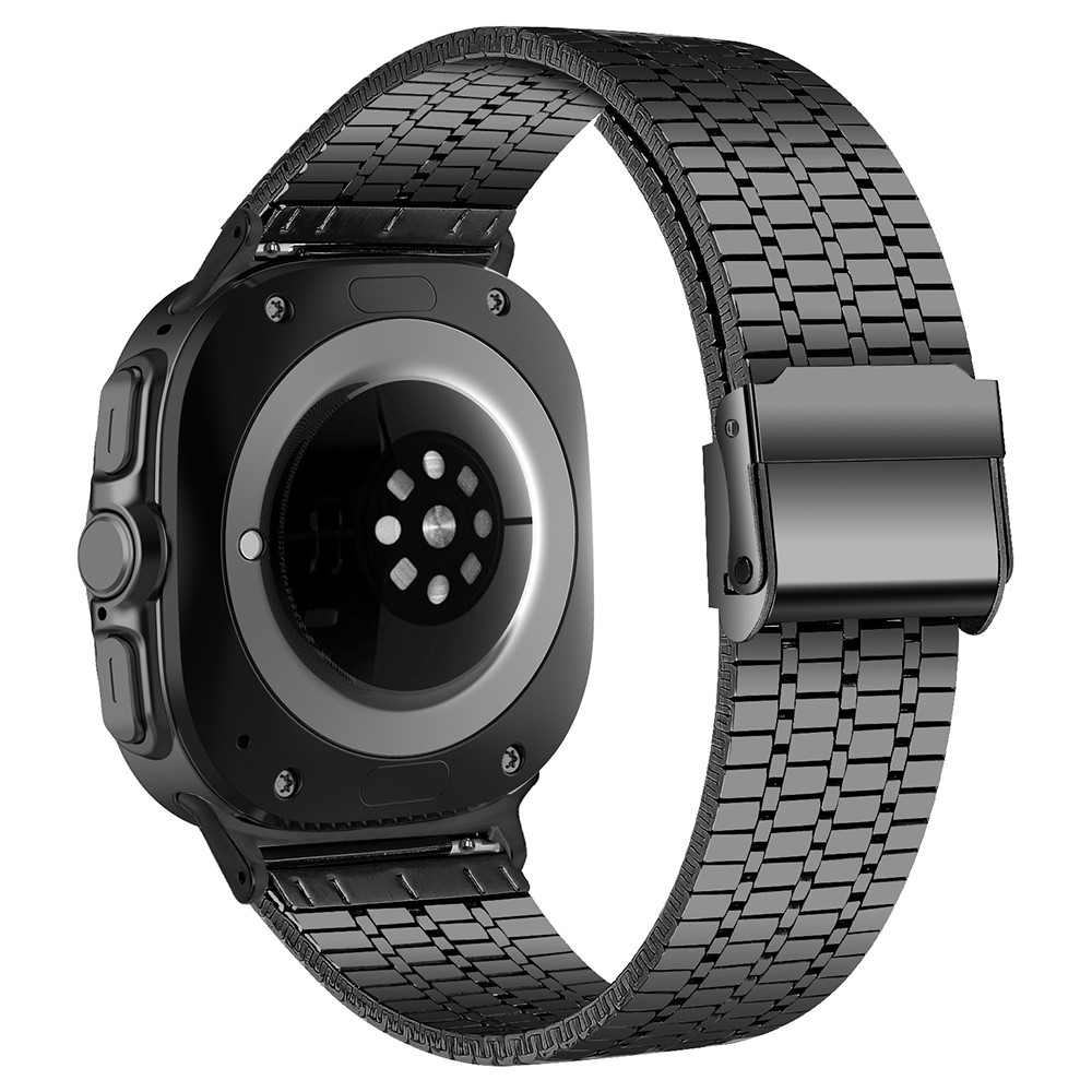  Galaxy Watch 8 46/44/40 mm Armband Rostfritt Stål Svart