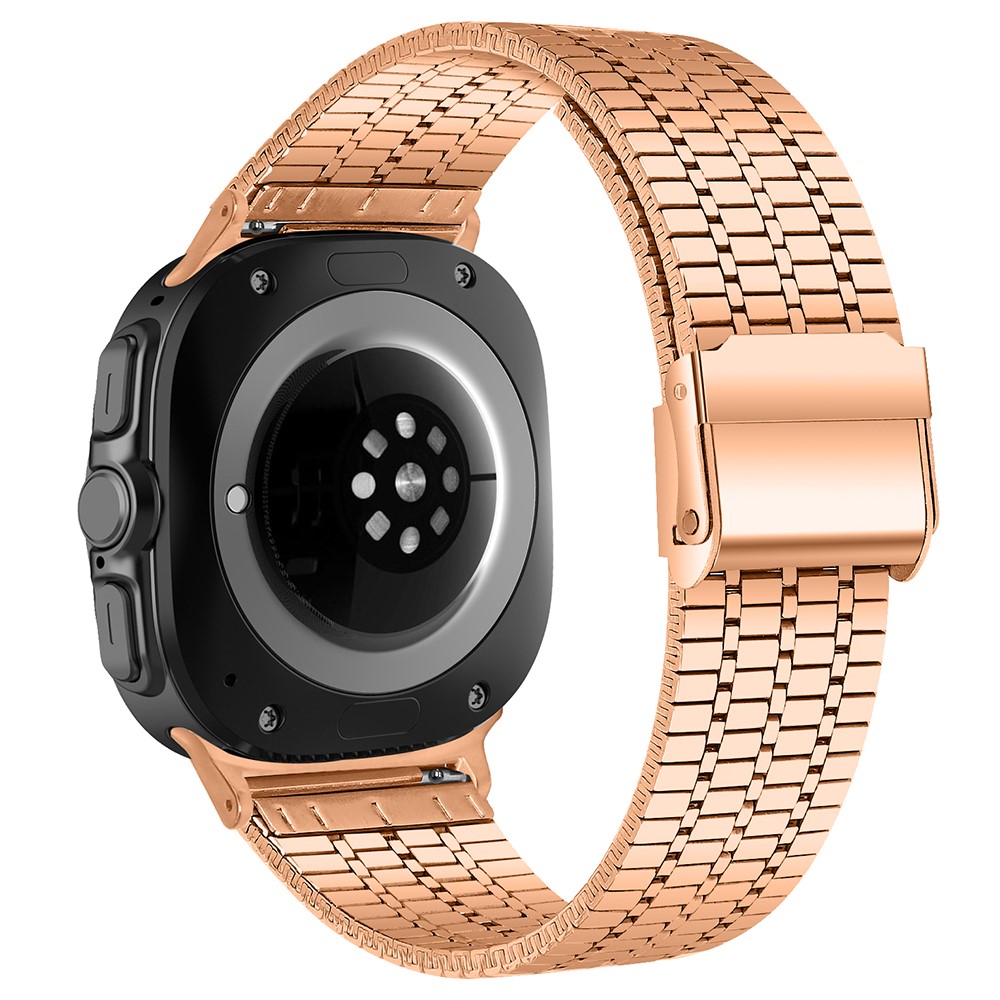  Galaxy Watch 8 46/44/40 mm Armband Rostfritt Stål Roséguld