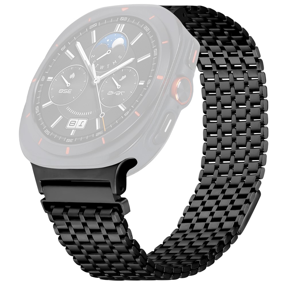  Galaxy Watch 8 46/44/40 mm Armband Magnetisk Loop Svart