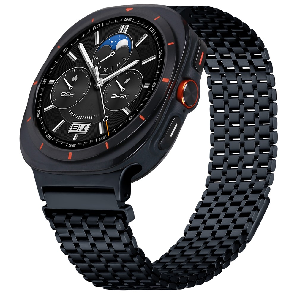  Galaxy Watch 8 46/44/40 mm Armband Magnetisk Loop Grå