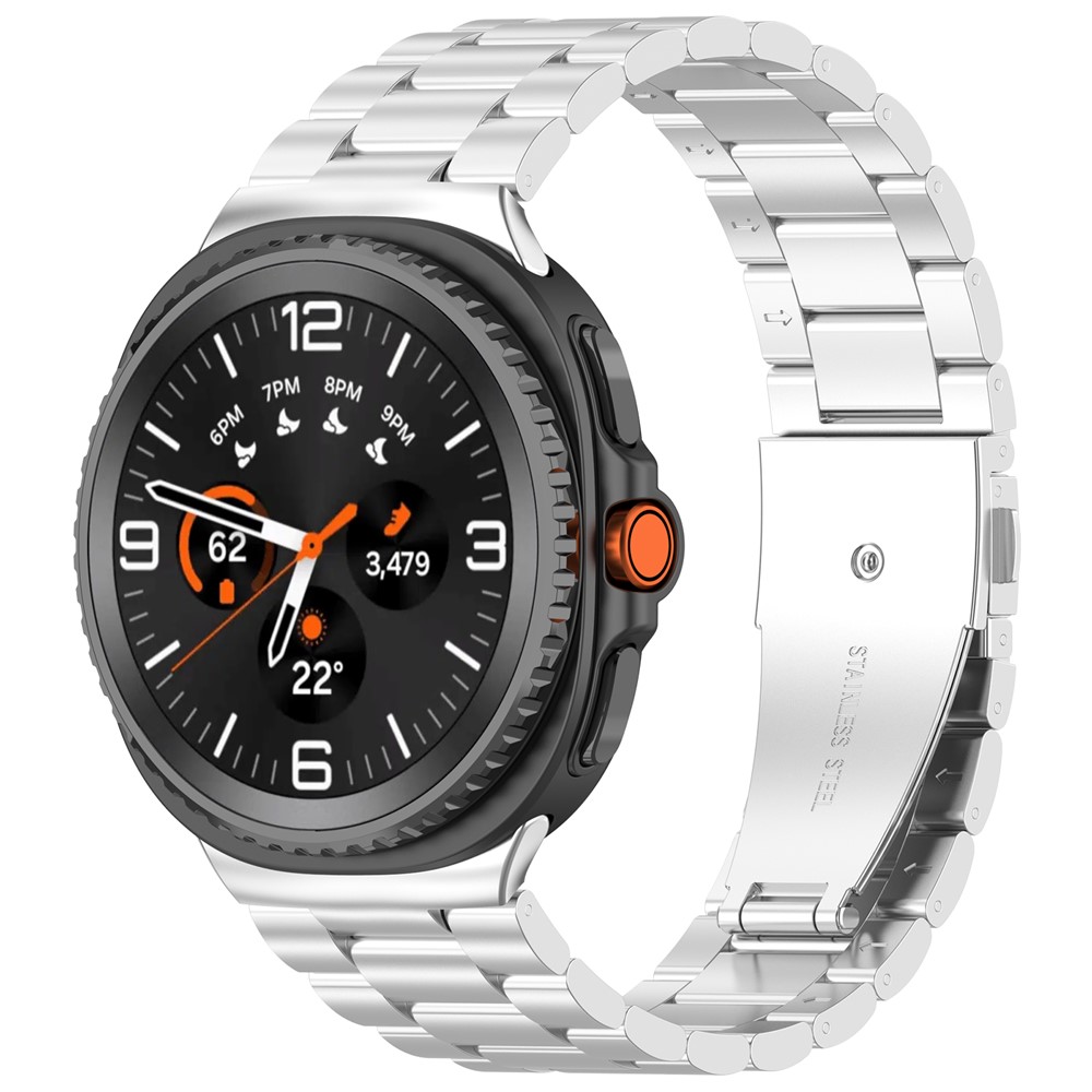  Galaxy Watch 8 46/44/40 mm Armband Rostfritt Stål Silver
