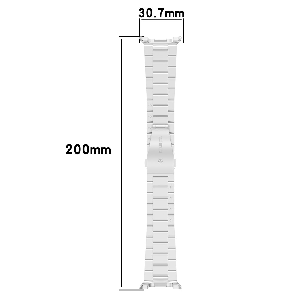  Galaxy Watch 8 46/44/40 mm Armband Rostfritt Stål Svart