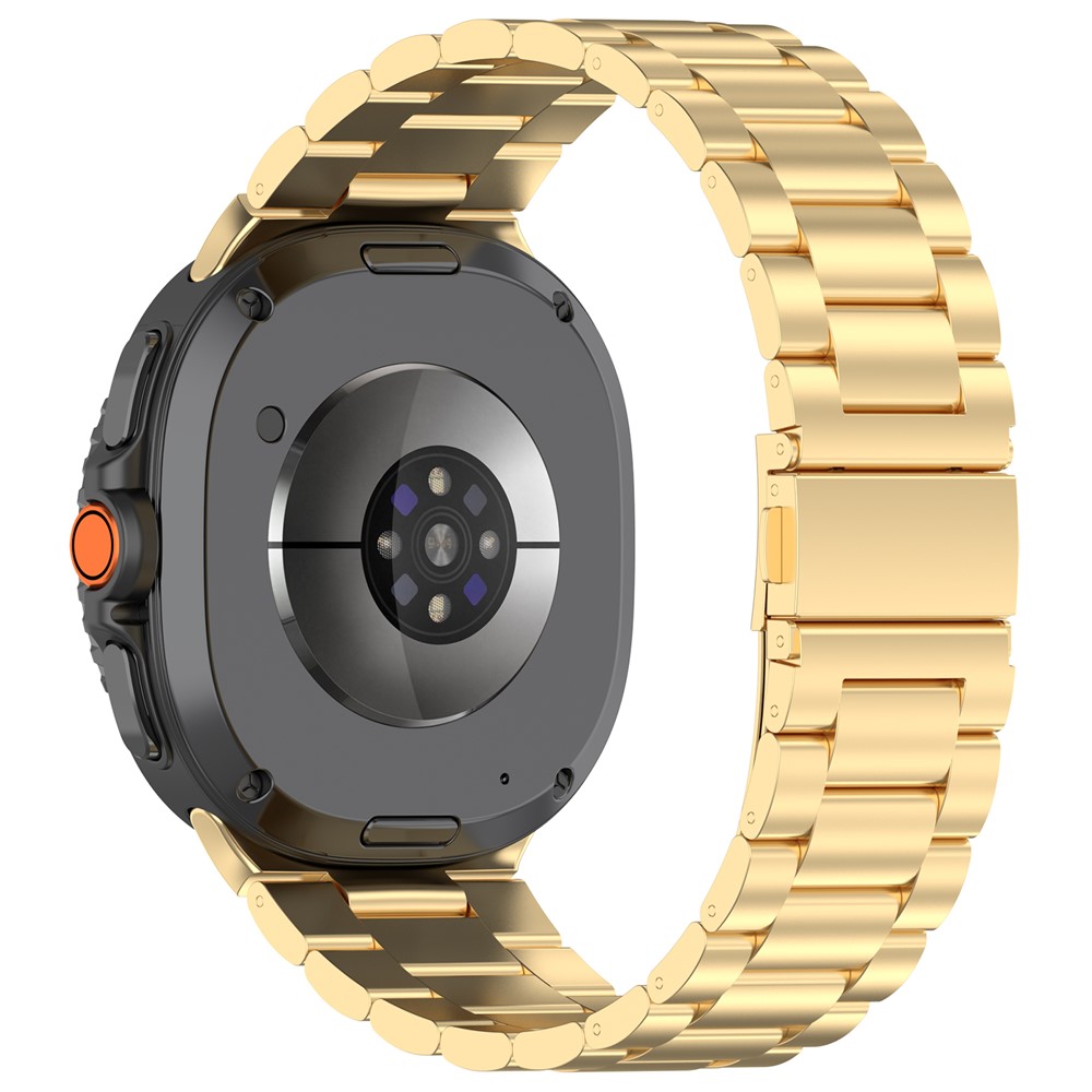  Galaxy Watch 8 46/44/40 mm Armband Rostfritt Stål Guld
