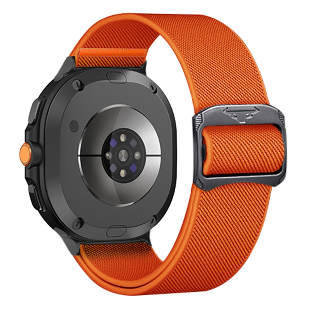  Galaxy Watch 8 46/44/40 mm Armband Justerbart Nylon Orange
