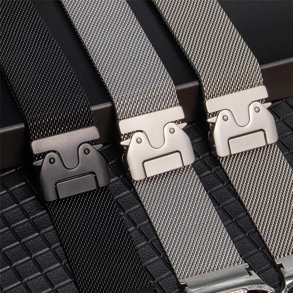  Galaxy Watch 8 46/44/40 mm Armband Milanese Svart