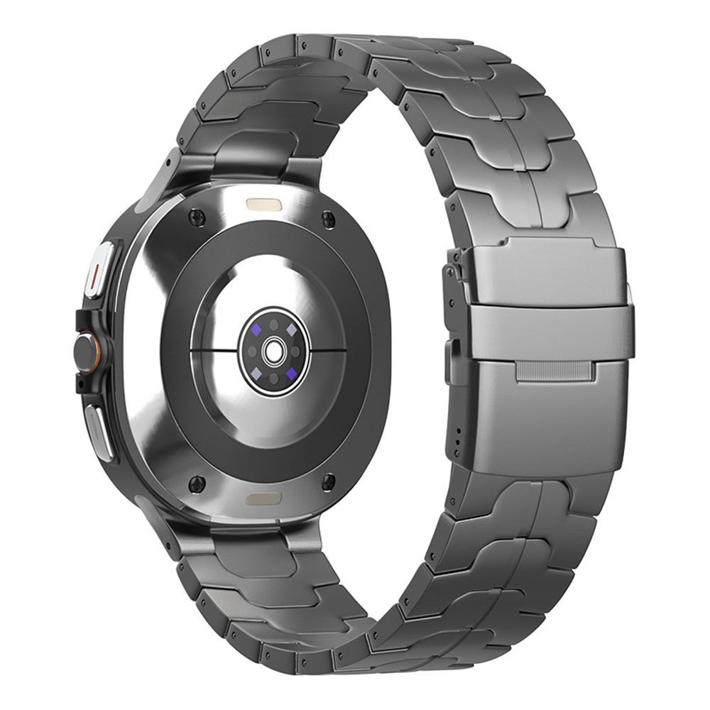  Samsung Galaxy Watch 8 46/44/40 mm Armband Metall Grå