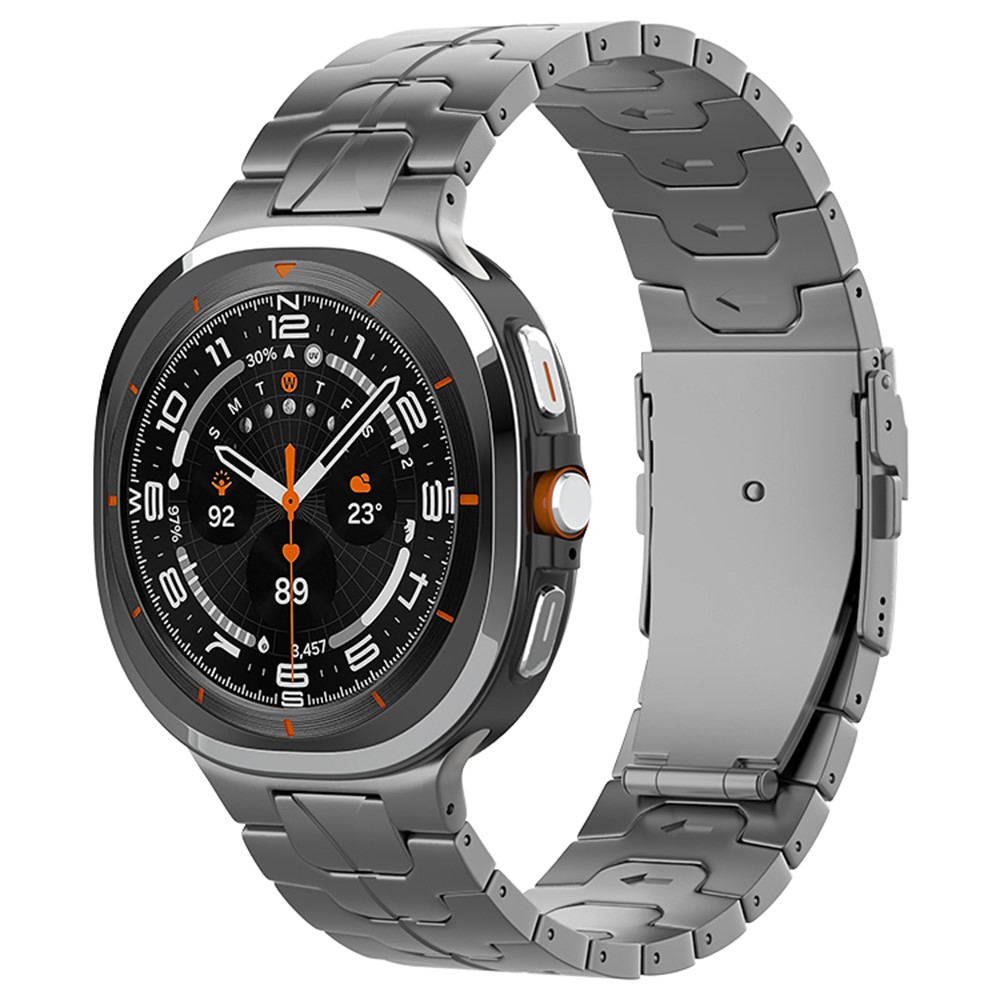  Samsung Galaxy Watch 8 46/44/40 mm Armband Metall Grå