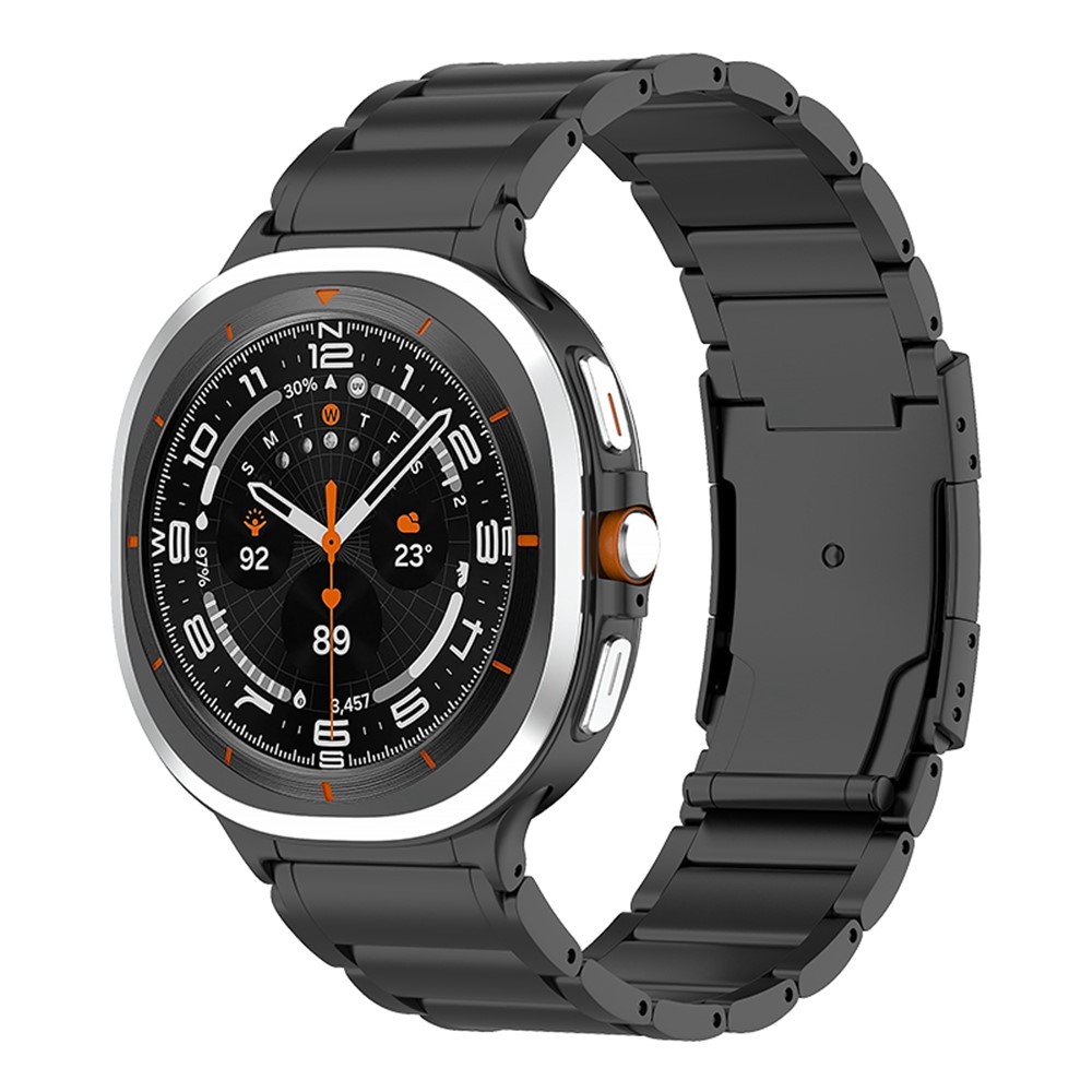  Samsung Galaxy Watch 8 46/44/40 mm Armband Metall Svart