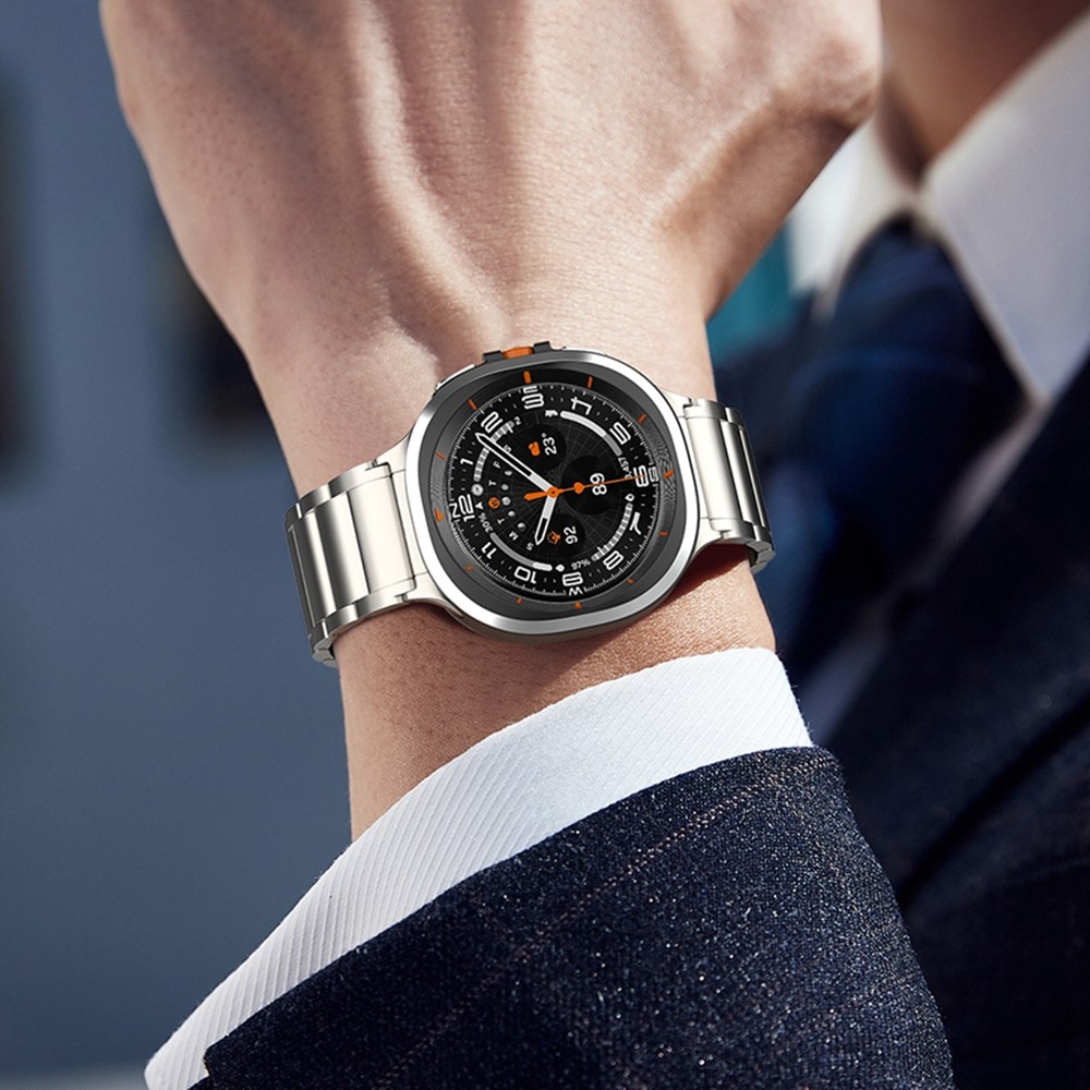  Samsung Galaxy Watch 8 46/44/40 mm Armband Metall Svart