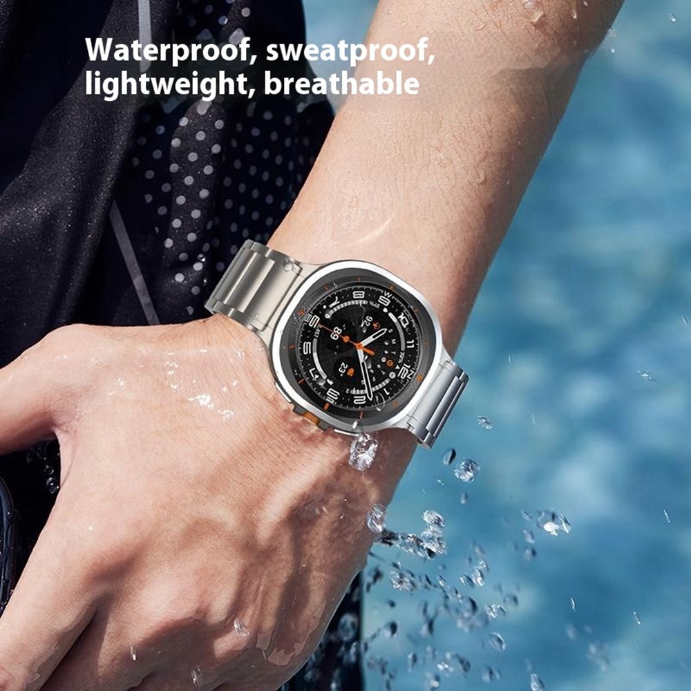  Samsung Galaxy Watch 8 46/44/40 mm Armband Metall Svart