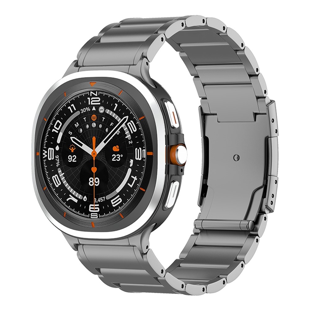  Samsung Galaxy Watch 8 46/44/40 mm Armband Metall Grå