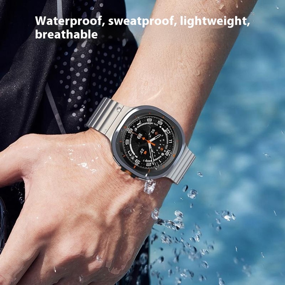  Samsung Galaxy Watch 8 46/44/40 mm Armband Metall Titanium