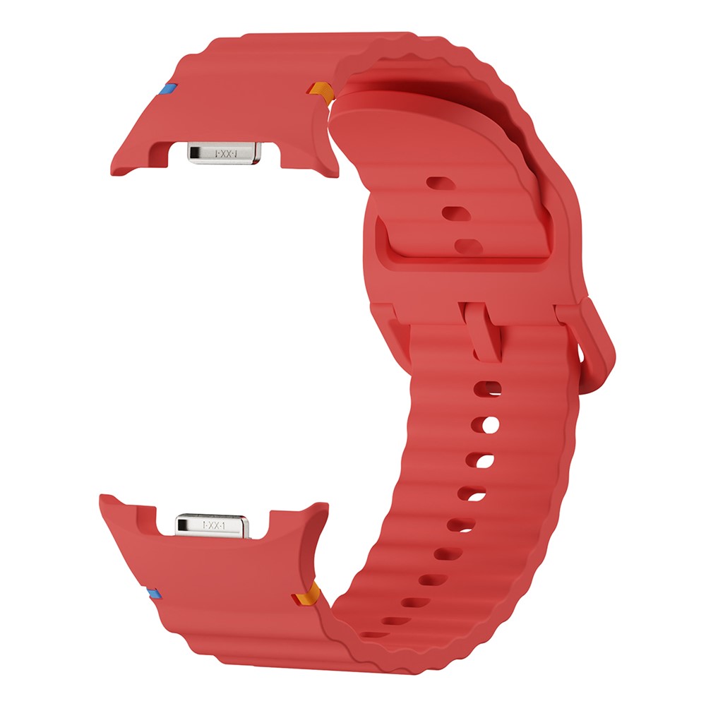 KALEBOL KALEBOL Galaxy Watch 8 46/44/40 mm Armband Wave Röd