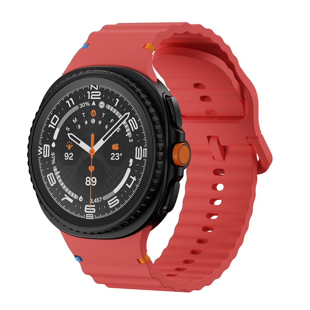 KALEBOL KALEBOL Galaxy Watch 8 46/44/40 mm Armband Wave Röd