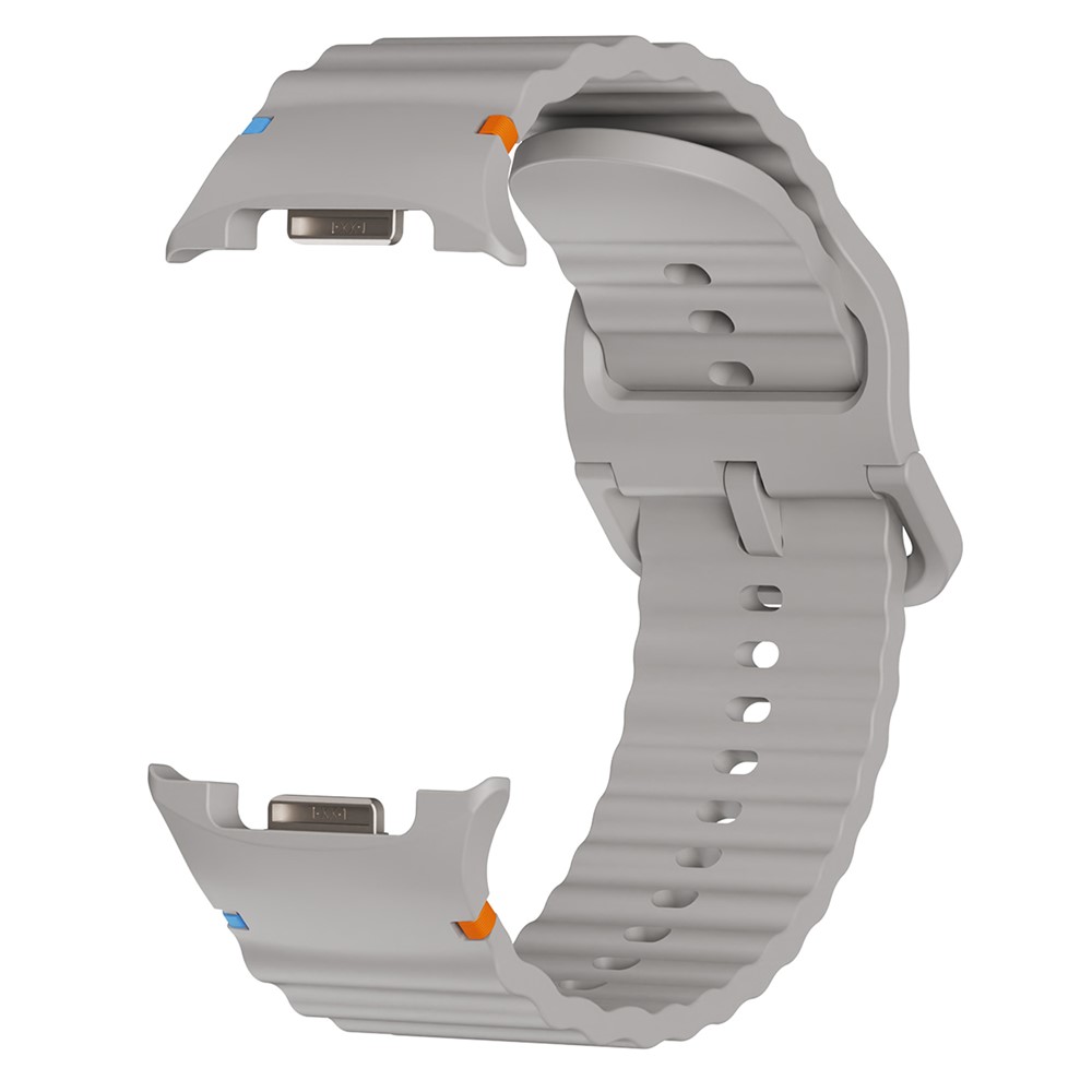 KALEBOL KALEBOL Galaxy Watch 8 46/44/40 mm Armband Wave Grå