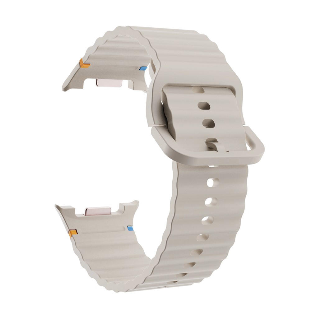 KALEBOL KALEBOL Galaxy Watch 8 46/44/40 mm Armband Wave Beige