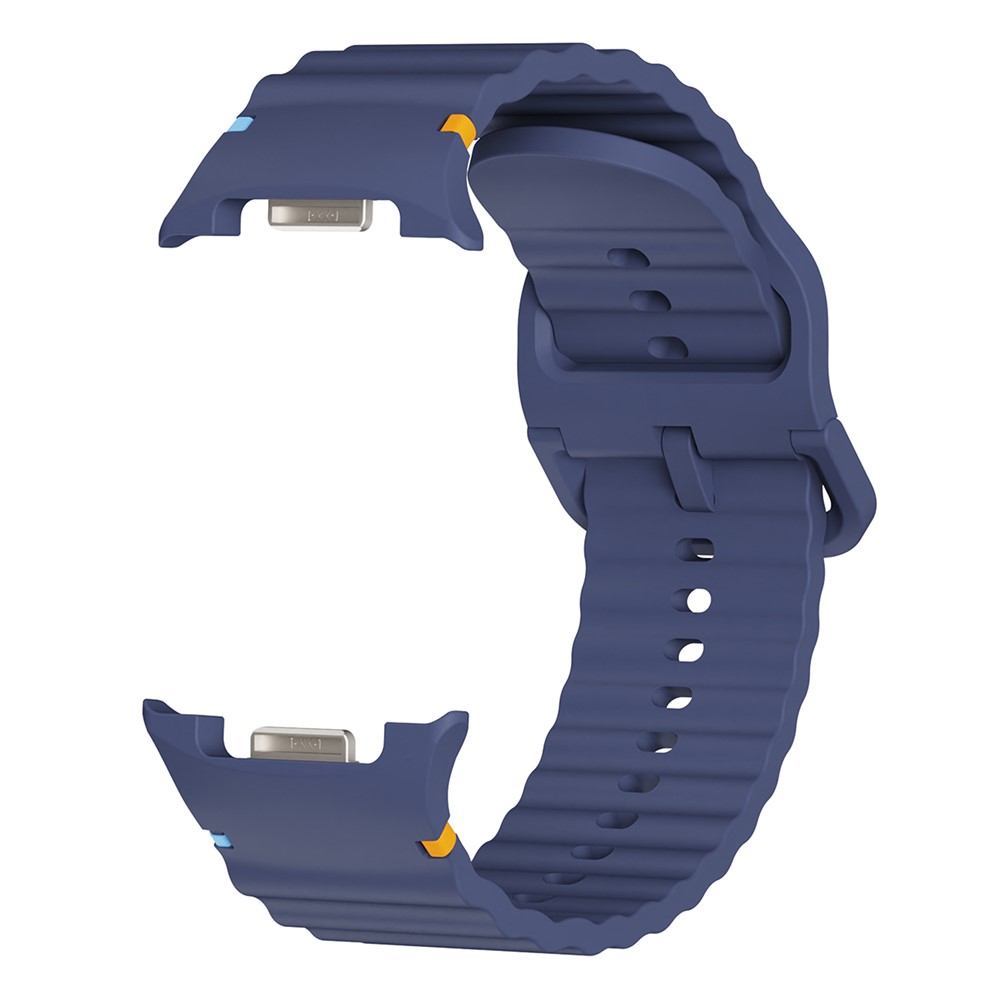 KALEBOL KALEBOL Galaxy Watch 8 46/44/40 mm Armband Wave Mörk Blå