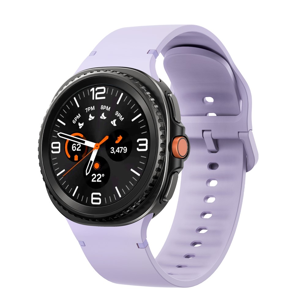 KALEBOL KALEBOL Galaxy Watch 8 46/44/40 mm Armband Silikon Lila