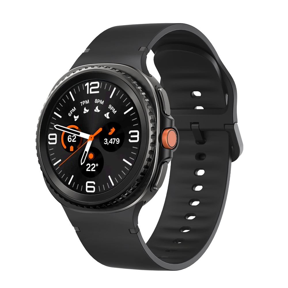 KALEBOL KALEBOL Galaxy Watch 8 46/44/40 mm Armband Silikon Svart