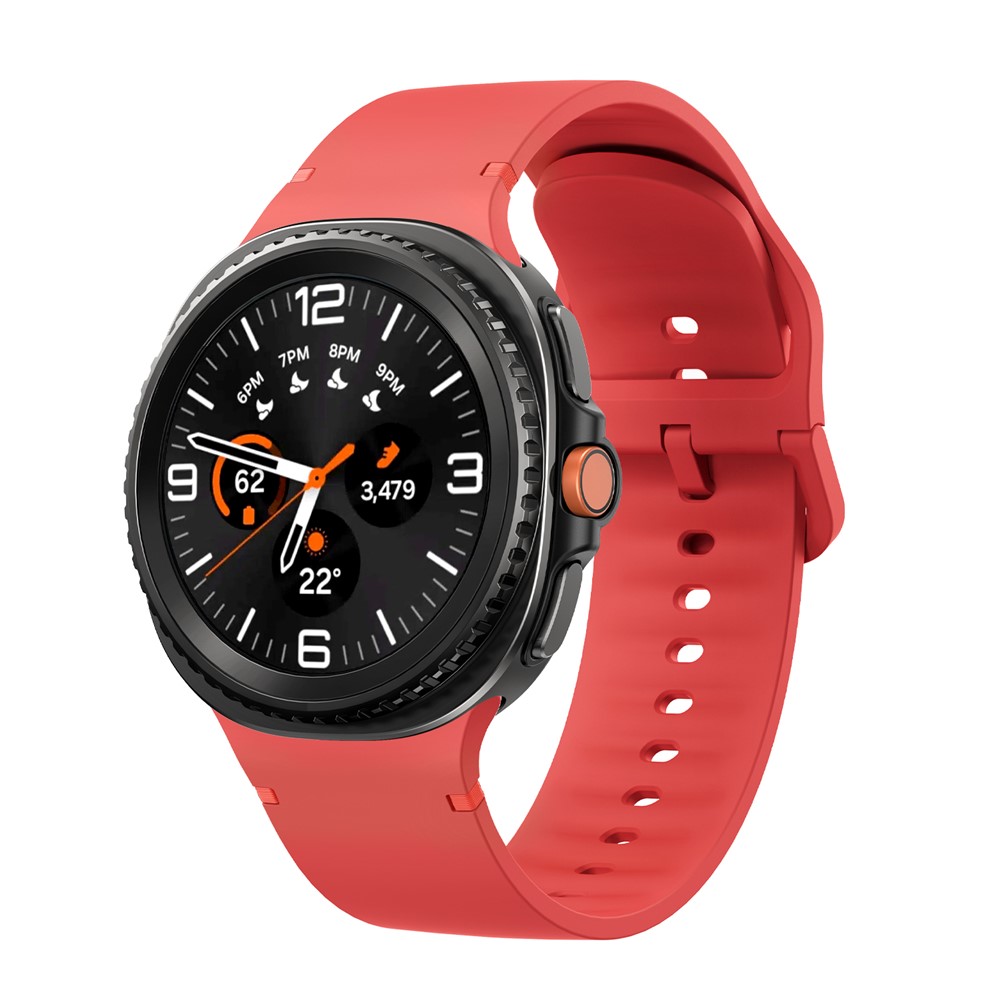 KALEBOL KALEBOL Galaxy Watch 8 46/44/40 mm Armband Silikon Röd