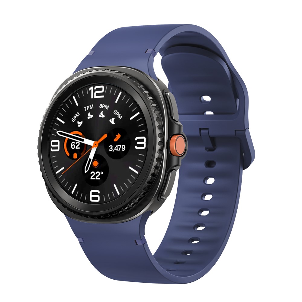 KALEBOL KALEBOL Galaxy Watch 8 46/44/40 mm Armband Silikon Mörk Blå