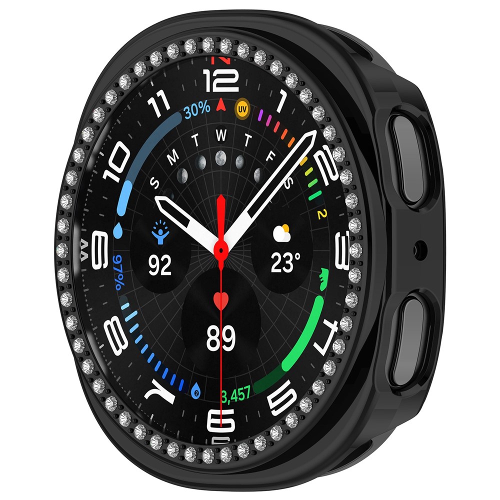  Samsung Galaxy Watch 8 40 mm Skal Strass Svart