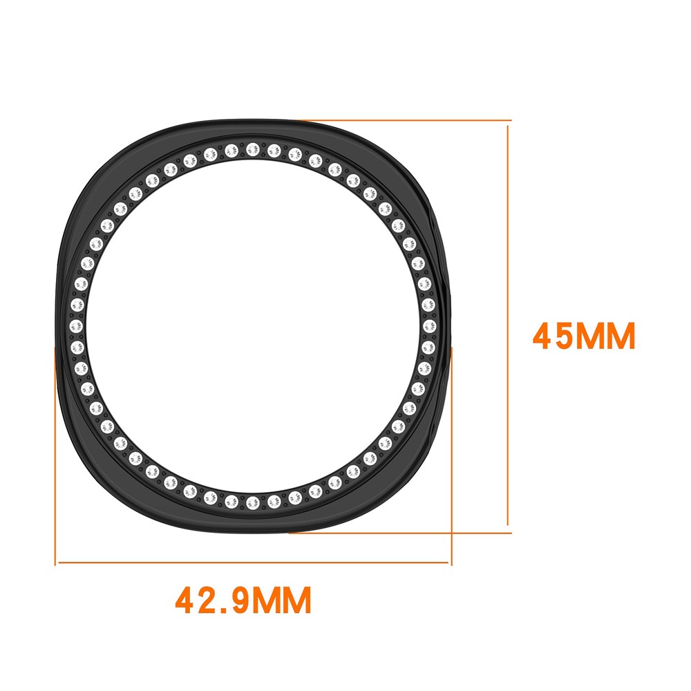  Samsung Galaxy Watch 8 40 mm Skal Strass Svart